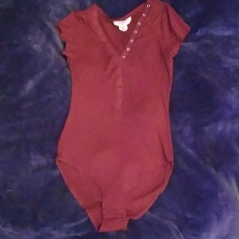 Dark Red Bodysuit